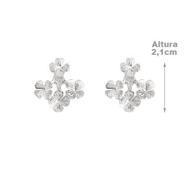 Brinco de Prata Flor - 59267