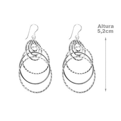 Brinco de Prata Trabalhado - 59325