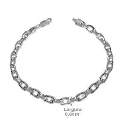 Pulseira de Prata Elo - 60895