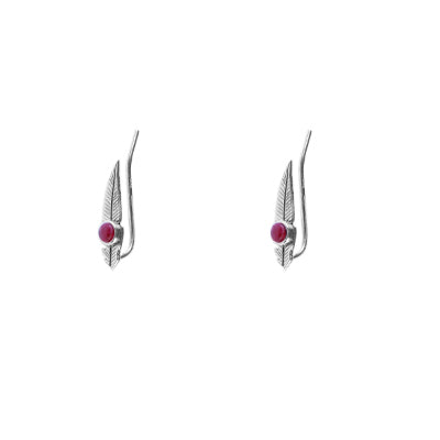 Brinco de Prata Rubi (Ear Cuff) - 64138