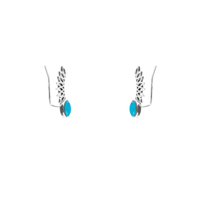 Brinco de Prata Contorno de Orelha(Ear Cuff) - 64228