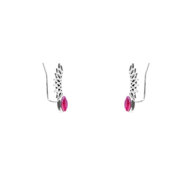 Brinco de Prata Contorno de Orelha(Ear Cuff) - 64229