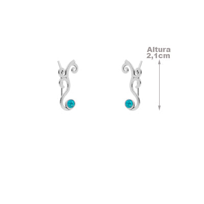 Brinco de Prata Contorno de Orelha(Ear Cuff) - 64231