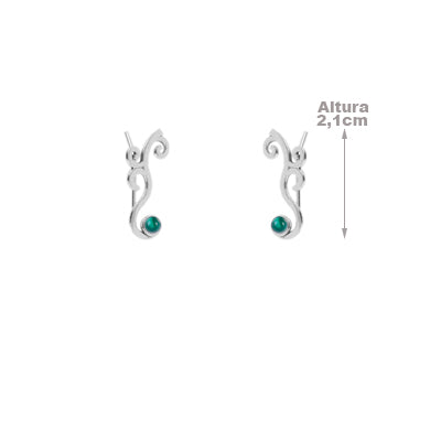 Brinco de Prata Contorno de Orelha(Ear Cuff) - 64232