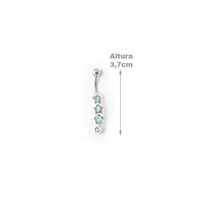 Piercing de Umbigo Estrela - 39543