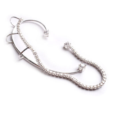 Brinco de Prata Contorno de Orelha (Ear Cuff)