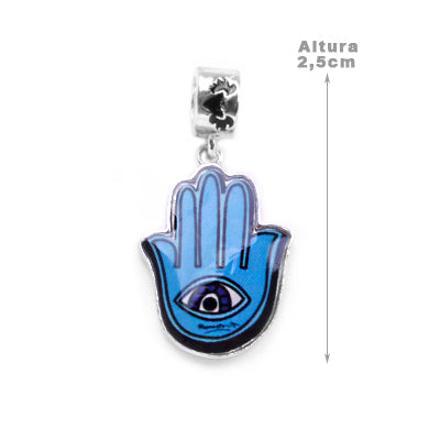 Berloque de Prata Hamsa