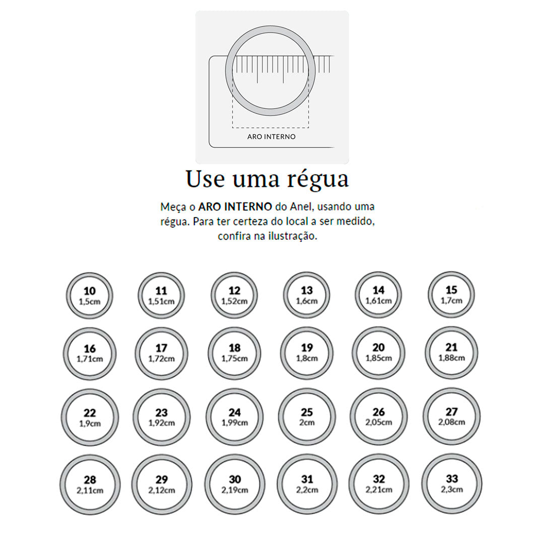 Confecção Aliança de Prata Anatômica com Zircônia - 18326